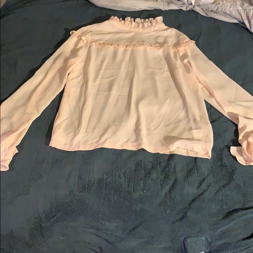 Gently worn gloves. Pale pink